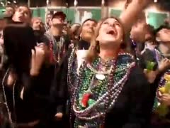 Brazilian women flaunting herself in public during Mardi Gras